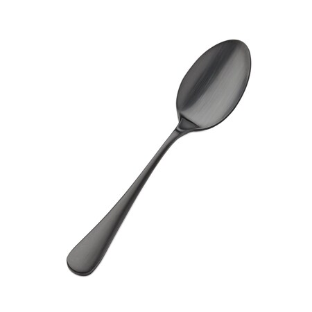 Bon Chef Como, Table Serving Spoon, Satin Finish, 18/10, 8.5" - Black Matte , set of 12 S4104BM